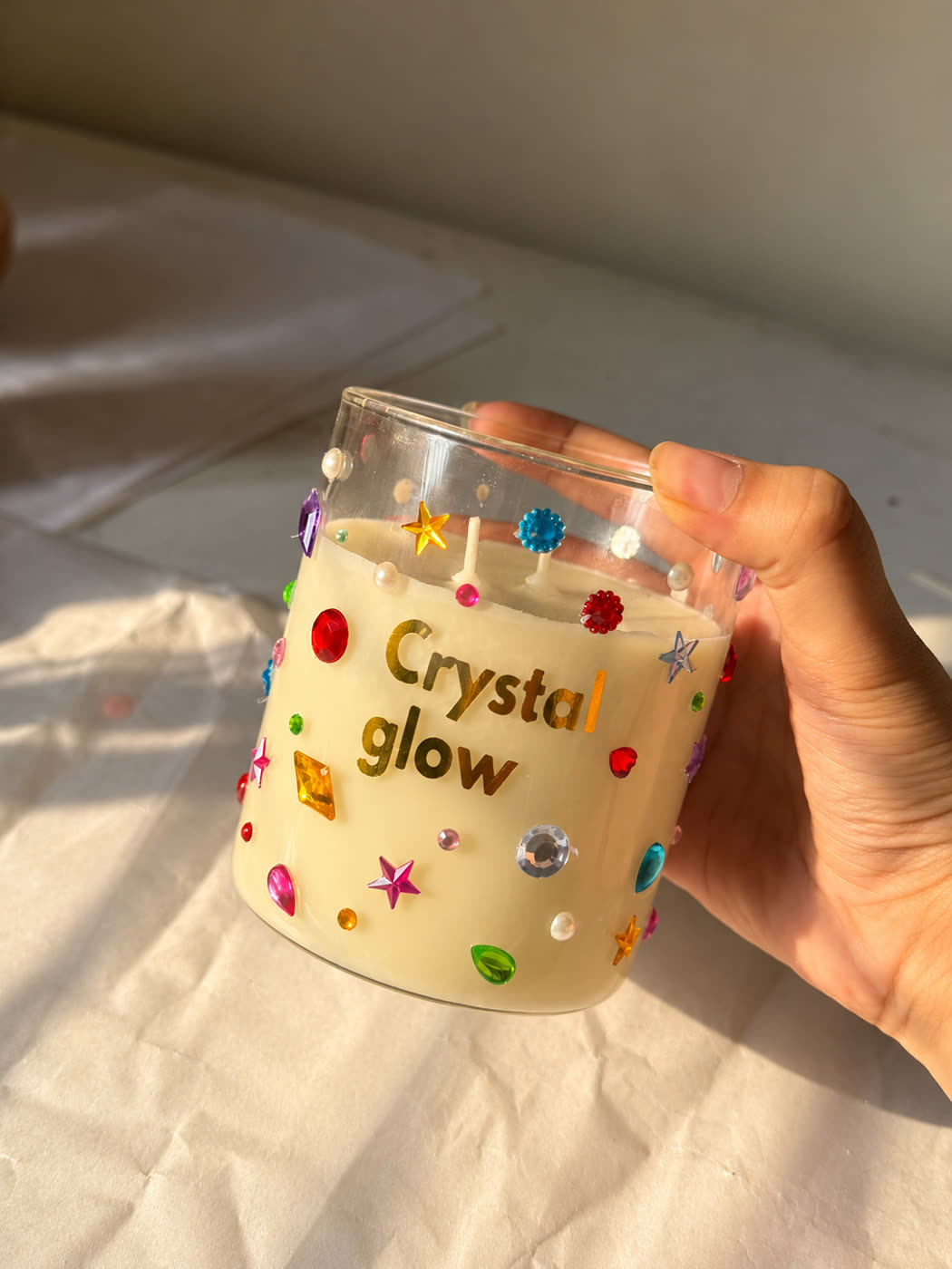 Bedazzled Candle — photo 1